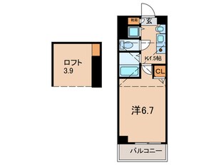 ﾗｲｼﾞﾝｸﾞｺｰﾄ名古屋駅前東(1005)の物件間取画像